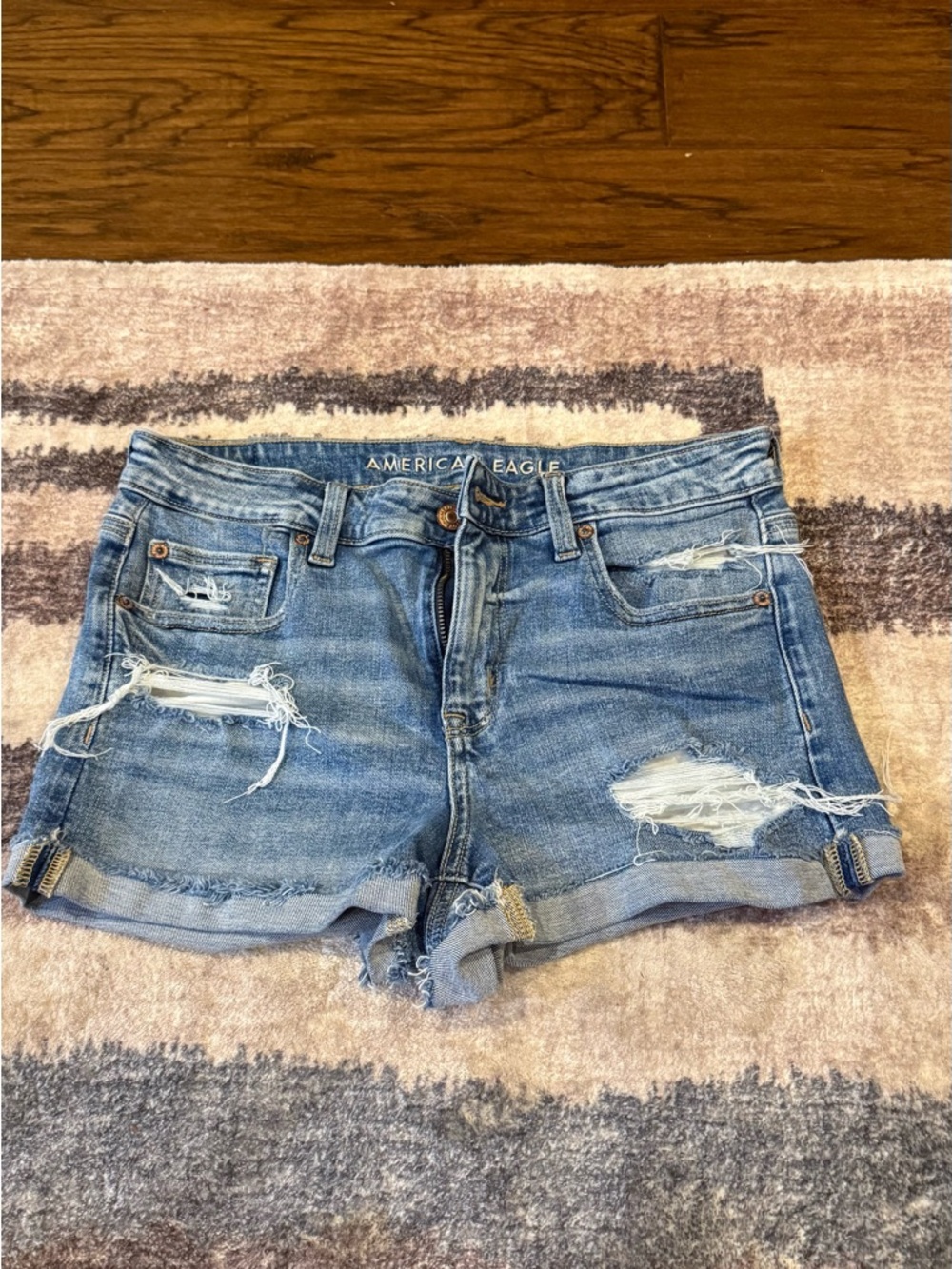 American Eagle Stretch Denim Shorts